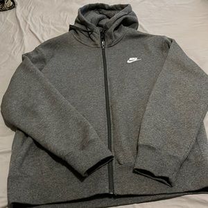 Men’s Nike (Gray) Full Zip Hoodie. Size Medium, Great Condition!